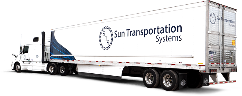 STS transport truck and trailer
